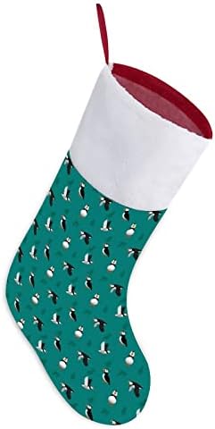 Атлантическия Пуффин Коледни Чорапи, Коледни Чорапи Чанта За Дома Семеен Коледен Декор