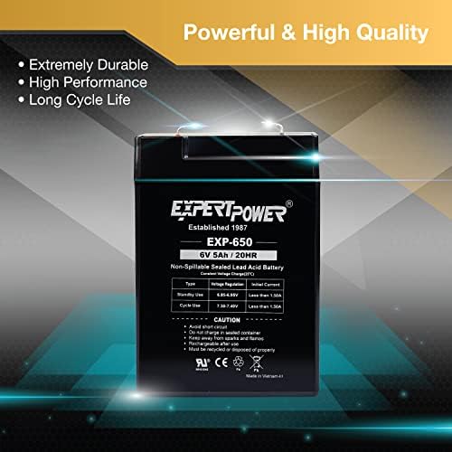 Акумулаторна Батерия eXpertPower 6V 5Ah SLA -2 Бр.