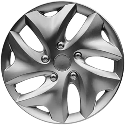 Комплект Copri от 4 Джанти Накладки 14-Инчов Сребрист цвят, Защелкивающихся на Ступицу, Подходящ за Ford
