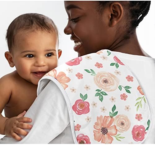 Абсорбиращи Кърпички от Оригване Sweet Jojo Designs с акварельными цветове за малките момичета за новородено -