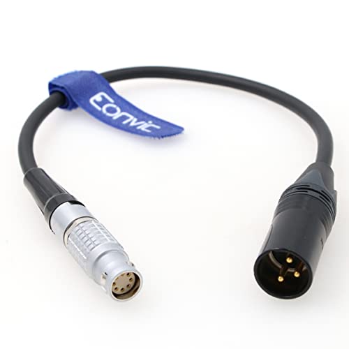 Захранващ кабел Eonvic ARRI Alexa Amira от 2B.308 до 3-контактна штекерной вилици XLR (1 фут /35 см-на живо от 2B.308
