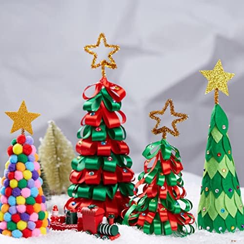 Abaodam 1 бр. Коледно Дърво Ръчна изработка, Малкият Работен Плот, Коледна Декорация, Украса със собствените си Ръце, Занаяти