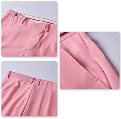 Wangyue къси Панталони, Костюми за Мъже, 2 броя, Приталенные Мъжки къси Панталони на Две Копчета, Комплект Ежедневните Шорти