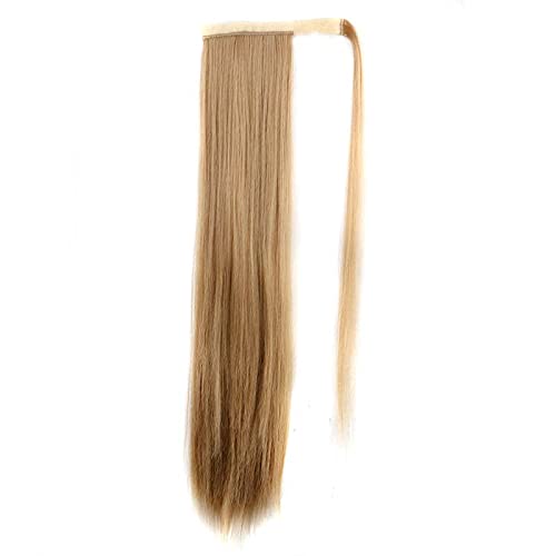 NC Дълга права коса За изграждане на опашка Вълшебна Паста Топлоустойчива права коса Синтетична Обвивка около