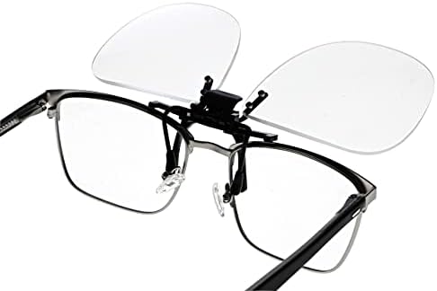 VS EYEWEAR Големи Прозрачни Очила за четене с разтегателен клипсой