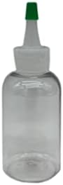 Natural Farms 2 унции Прозрачни бутилки Boston, които НЕ съдържат BPA - 6 Опаковки на Празни контейнери за Многократно