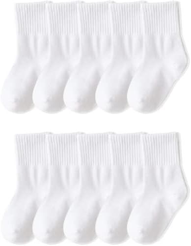 Guozyun/Памучни Чорапи за Екипажа, за Момчета и Момичета, Спортни Чорапи, Удобни Чорапи-Рокли за Деца Унисекс,