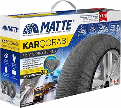 Зимни чорапи за автомобилни гуми Премиум-клас с Текстилни вериги за сняг серия ExtraPro За Polestar (X-Small)