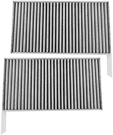 Въздушни филтри 2 ЕЛЕМЕНТА, Смяна на въздушния филтър с активен въглен, Високо ефективни и Дишаща филтър на климатика