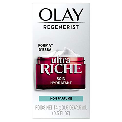 Olay New Regenerist Ултра Наситен овлажняващ крем за лице, Без ароматизатори, Примерен размер, 0,5 мл