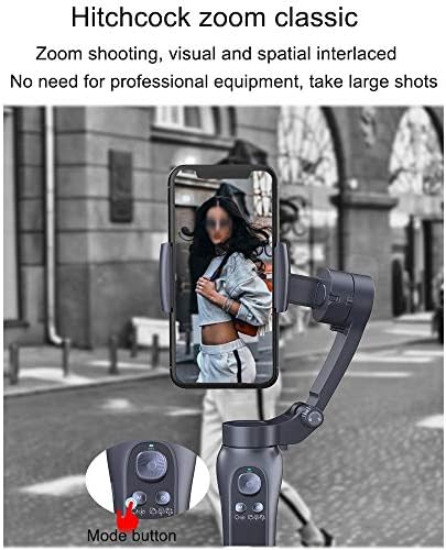 BDYLSF Сгъваем Кардан 3-Аксиален Ръчно Стабилизатор на Смартфон, Smart за Видео Екшън-камера