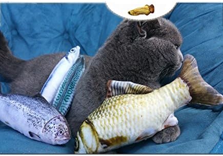 ZXJOY Играчки от коча Играчки за котки с формата На Риба Дъвчене Играчка Имитация на Риба Стоки за домашни любимци (3