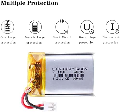Литровата Енергийна Батерия От 3.7 На Lipo Батерии 500 mah Акумулаторна Литиево-йонна Полимерна Батерия 802030