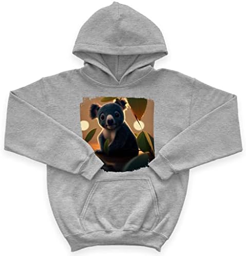 Детска hoody с качулка от порести руно Коала Design - Детска Hoody с участието на животни - Мультяшная hoody за деца