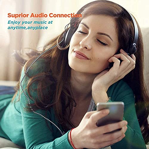 Кабел Aux за iPhone, 3,3 фута Aux Кабел за iPhone, [Сертифициран от Apple Пфи] Aux аудио кабел Lightning-3.5