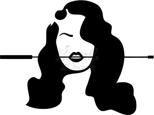 БДСМ Жена Робството Секс Vinyl Стикер Стикер за Домашния Офис Декор Прозореца на Колата Знак Размер- [6 инча] / [15 см] - Широк