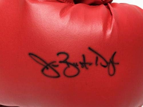 Червената ръкавица, светът бокс Евърласт с автограф Джеймс Бастера на Дъглас PSA P97630 - Боксови ръкавици с автограф