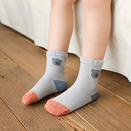 Чорапи за деца Eimmabey За момчета и момичета, 10 X Детски Памучни Чорапи, Сладки Чорапи за Бебета