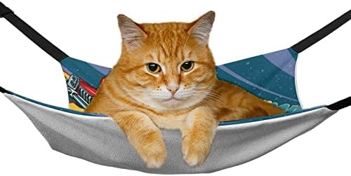 Хамак за домашни любимци Red Car Sleeping Cat Bed с Регулируеми Каишки и Метални Куки 16,9 x13