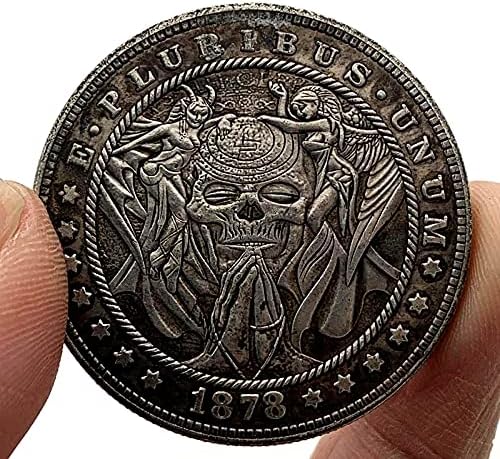 1878 Скитащи Монети На Месингови Стари Сребърни Медали Слот Медни Сребърни Монети Възпоменателни Вълшебни Монети