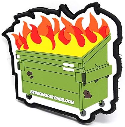 Комплект лепенки за борба с пожарите боклук контейнери от PVC с тактически куки и вериги