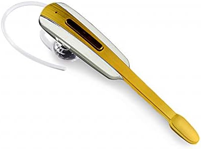Слушалки TEK STYZ, съвместима с Motorola Edge (2021), Безжична слушалка Bluetooth с шумопотискане в ухото (бял / златен)