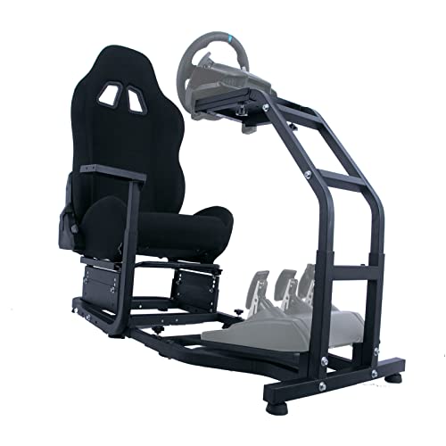 Закопчалка за симулатор на състезания Anman с игри седалка е подходяща за PC, PS4 XBOX ONE, поставка за състезания колело,