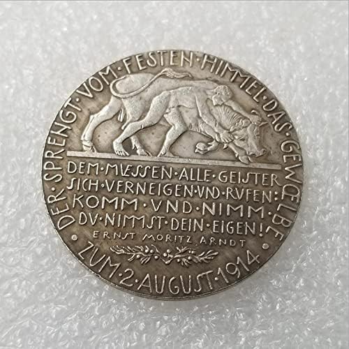 Американски Морган Скитник Монета Архимед и Монета на Земята Подарък Архимед и Монета на Земята Сувенирни Щастливата