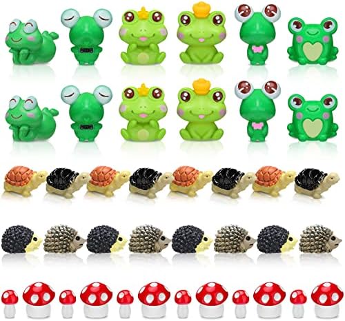 120 бр. Градински мини-Фигурки на животни, включително на 30 мини-жаби, 20 мини-фигури на Таралежи, от 40 мини-Гъби,
