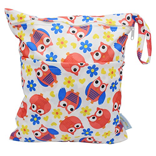 Детска чанта за мокри дрехи, Суха чанта, Тъканни чанта за Мокри Пелени, Водоустойчив, с Малки Размери, с цип, опаковка