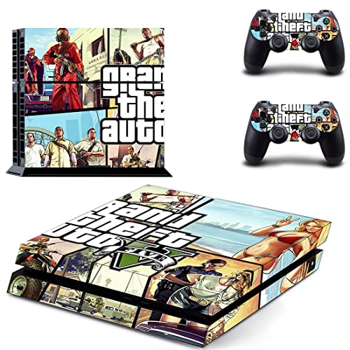 За PS5 ЦИФРОВА игра Grand GTA Theft And Auto Стикер на кожата PS4 или PS5 За конзолата PlayStation 4 или 5 и