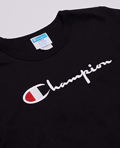 Тениска с логото на Champion Boys с къс ръкав и логото на
