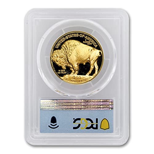 Камея от американското злато Buffalo PR-70 Deep Cameo с тегло 1 унция 2022 г. (PR70DCAM - Първият ден на издаване