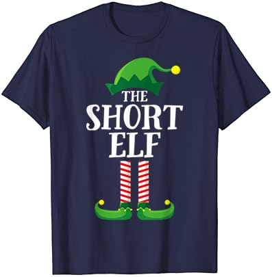 Тениска с Къс Елф, Подходяща За Семейна Група На Коледно парти