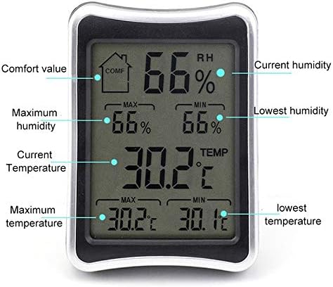 Дигитален термометър RENSLAT точност ръководят Цифров Термометър, Влагомер Сензор за Температура и Влажност