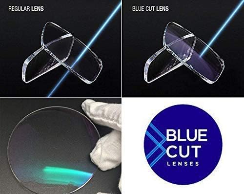 Очила Opticalskart Bluecut (очила с храненето) за защита на очите от компютър, лаптоп, мобилни устройства, Произведени в Индия