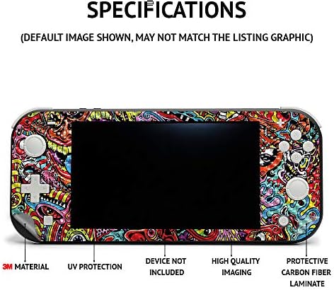 Калъф MightySkins от въглеродни влакна, който е съвместим с контролера PS5 DualSense Edge - Ретро американски | Защитно,