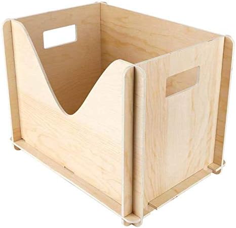 Anncus Дървена Кутия За Съхранение, Недовършена Дървена Кутия Органайзер за Съхранение на Контейнера за направи си САМ