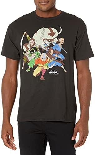 Мъжки t-shirt група герои Nickelodeon Аватар: Последният магьосник въздух - Aang, Зуко, Катар, Тоф, Sokka