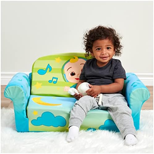 Мебели от градинска ружа, разтегателен диван Cocomelon 3 в 1, поролоновый подложка за спане на деца с приложените