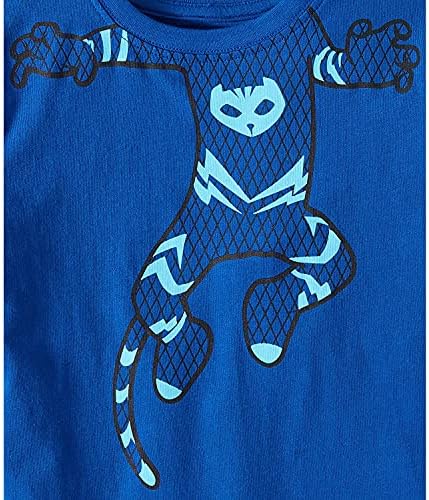 Тениска PJ Masks с къс ръкав - 2 опаковки пижамных маски Catboy & Gekko с къс ръкав Без глава