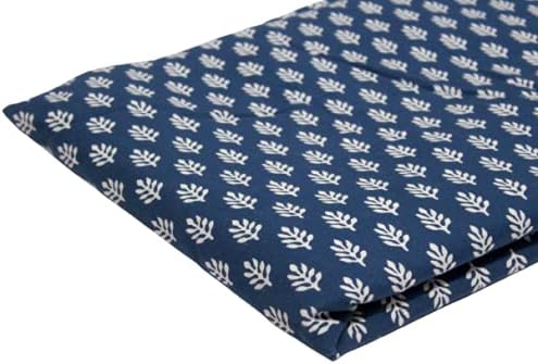 Памучни Стеганое одеяло Kurti за Домашно производство на Индиго, Набивная плат, ръчно изработени, by The Yard Индиго