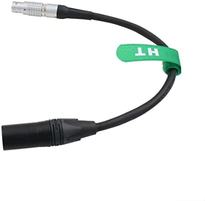Захранващ кабел HangTon 24V за камера RED V-Raptor XL| Ranger, XLR 3-пинов конектор 4-пинов конектор, 30 см