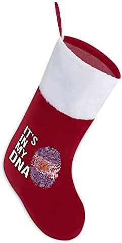 Това е в Моята ДНК Флаг на Аржентина Коледни Чорапи Отглеждане на Коледна Елха Дядо коледа Декорации Висящи Украса за Камината
