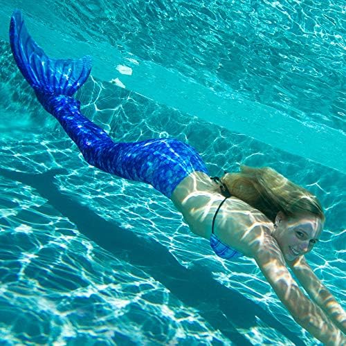 Fin Забавни Mermaidens - Опашки на русалките за плуване за жени, юноши и възрастни с моноластами