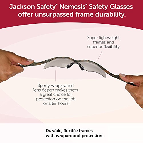 Защитни Очила за корекция на зрението KleenGuard V60 Nemesis 28618 с прозрачни считывателями в черна рамка с диоптриями