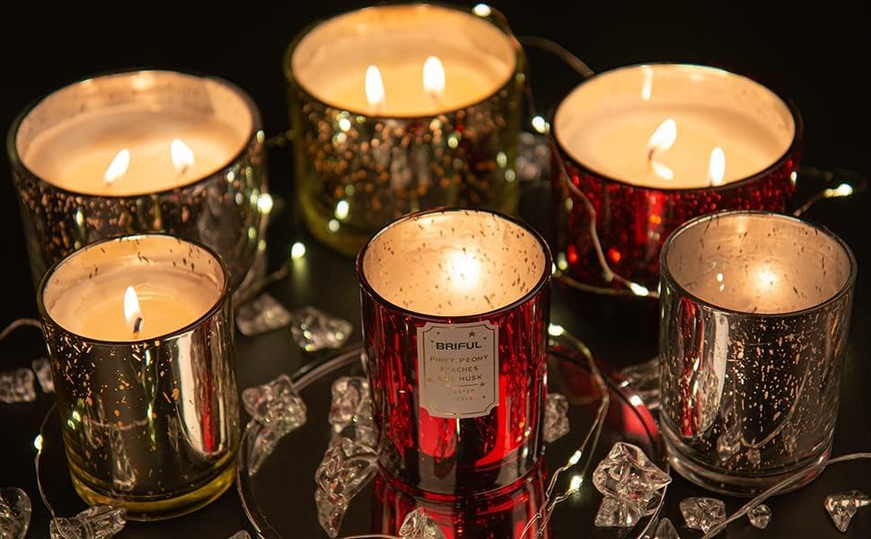 Ароматни Свещи за Дома, Розова Свещ за Ароматерапия, Подаръци за жени, Трайни Соеви Свещи, Помагат да се Отпуснете,
