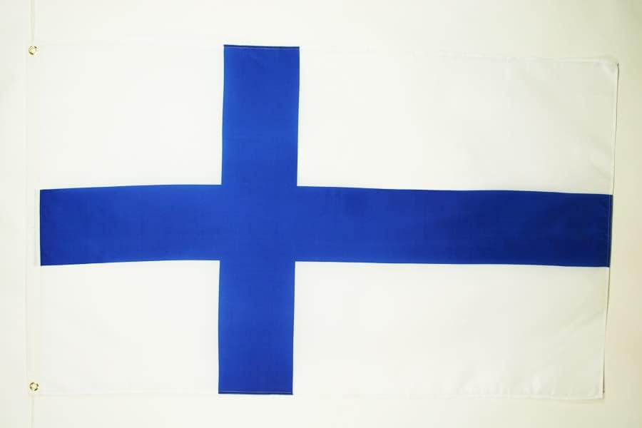 Флаг AZ Флаг Финландия 2 х 3 - Финландски знамена 60 x 90 см - Банер 2x3 фута