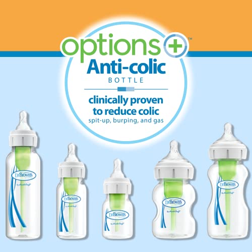 Dr Brown ' s Options + Бебешки шишета против колики, Четири опаковки, 270 мл