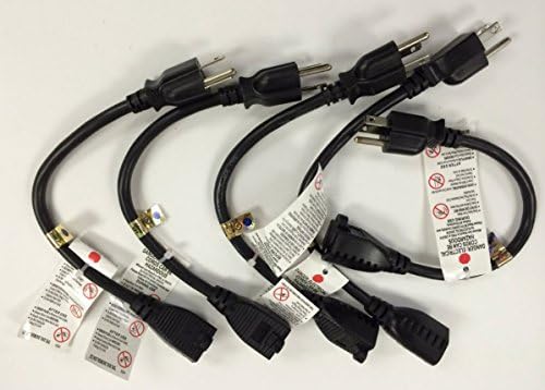 1 фут (0,3 м) 18AWG (удължителен кабел за захранване) Удлинительный захранващ кабел 1 фут (0,3 м) с 3 проводници